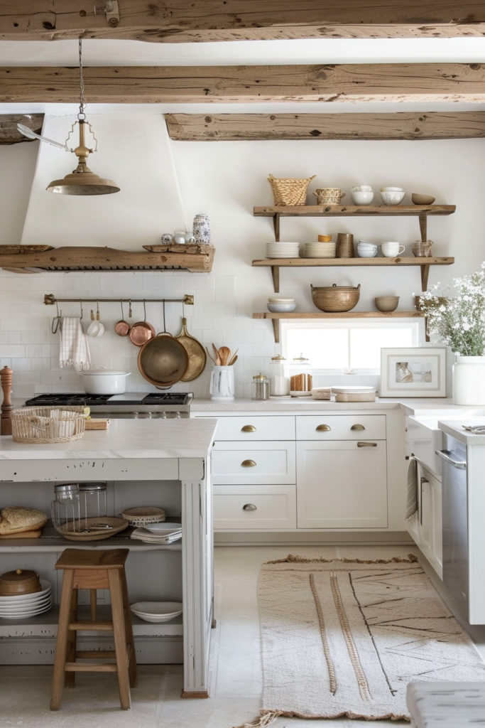 Embrace Rustic Charm in Your Farmhouse Kitchen - Quiet Minimal