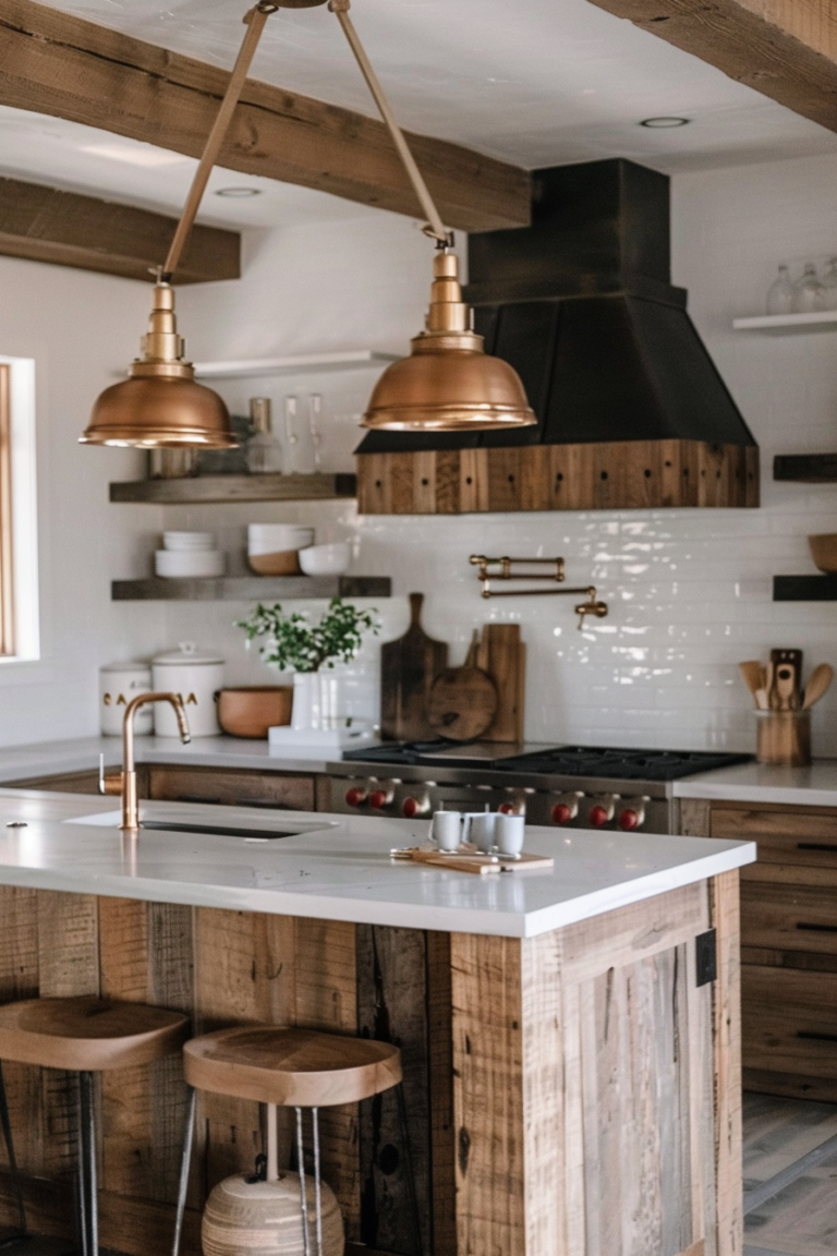 Embrace Rustic Charm in Your Farmhouse Kitchen - Quiet Minimal