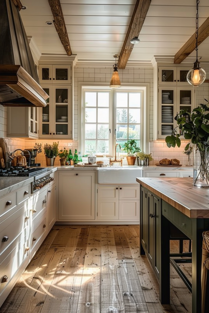 Explore Farmhouse Kitchen Color Schemes - Quiet Minimal