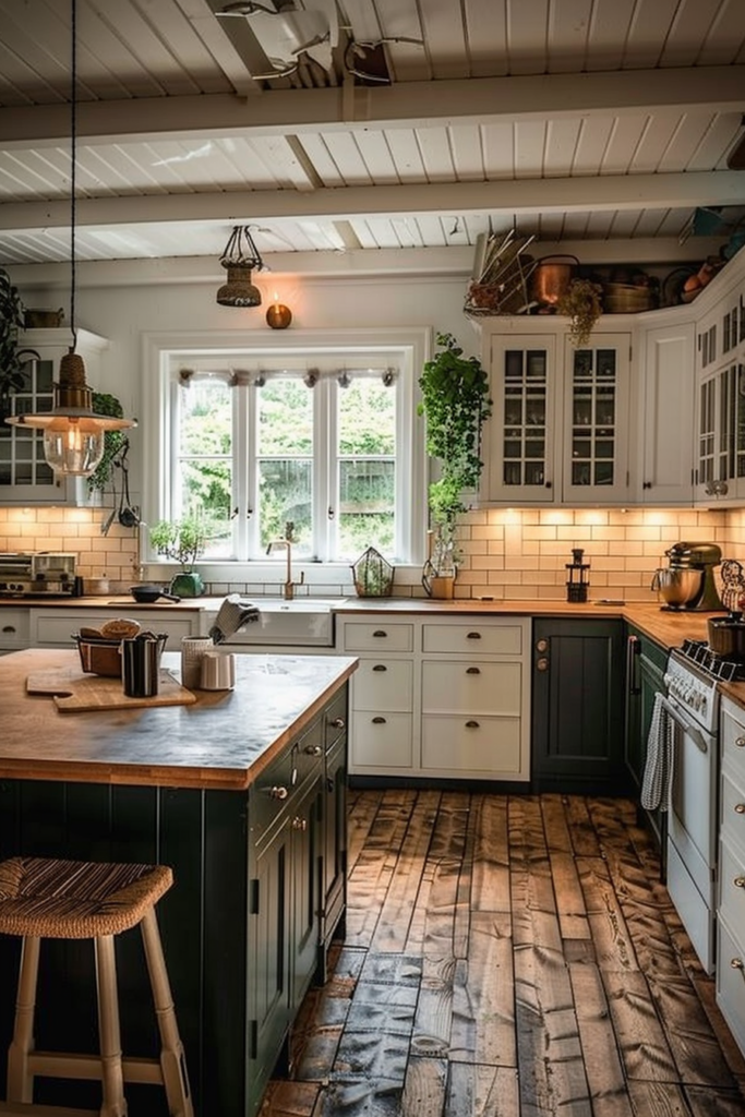 Explore Farmhouse Kitchen Color Schemes - Quiet Minimal