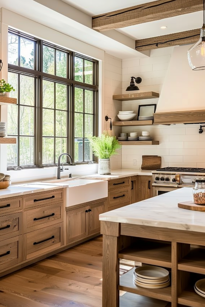 Explore Farmhouse Kitchen Color Schemes - Quiet Minimal