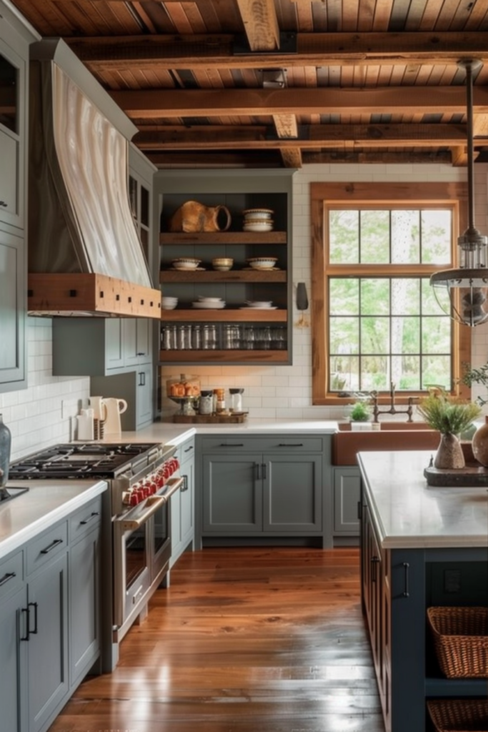 Explore Farmhouse Kitchen Color Schemes - Quiet Minimal