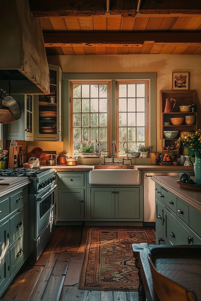 Explore Farmhouse Kitchen Color Schemes - Quiet Minimal