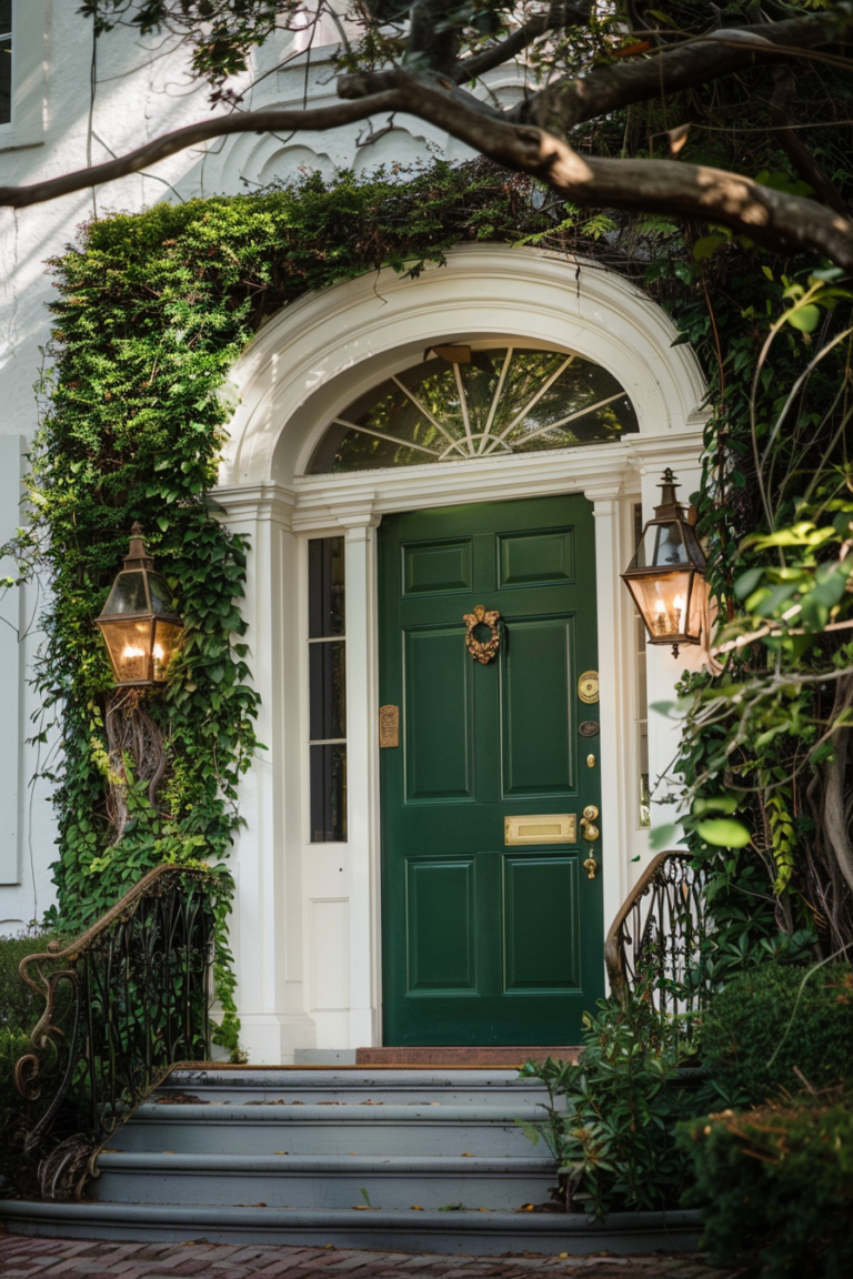 Front Door Colors for White House Ideas Quiet Minimal