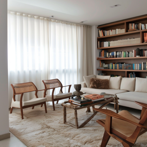 Maximize Space with Stylish Shelving Units: Small Home Library Ideas