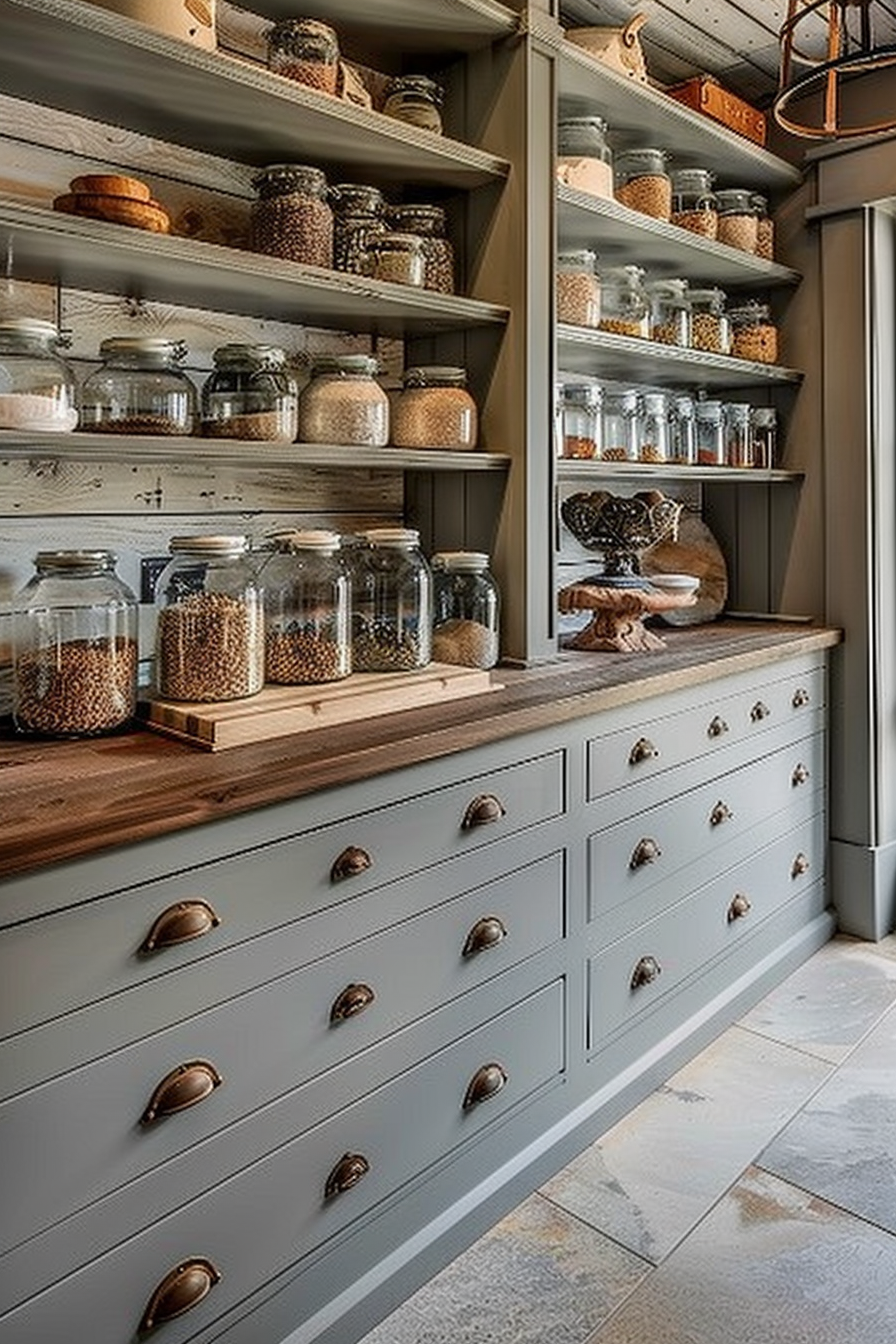 Organize in Style: Farmhouse Kitchen Pantry Ideas - Quiet Minimal