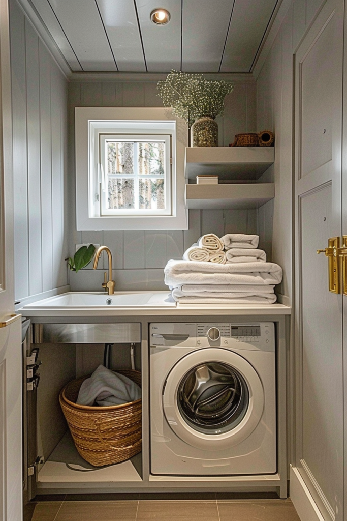 Small Laundry Room Decor Ideas: Tiny Yet Trendy - Quiet Minimal