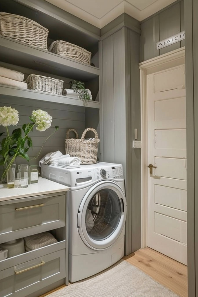 Small Laundry Room Design Ideas: Style Meets Functionality - Quiet Minimal