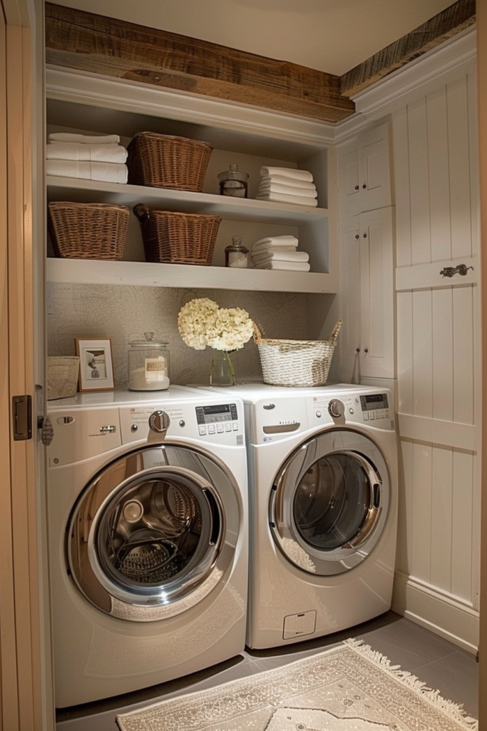 Small Laundry Room Design Ideas: Style Meets Functionality - Quiet Minimal