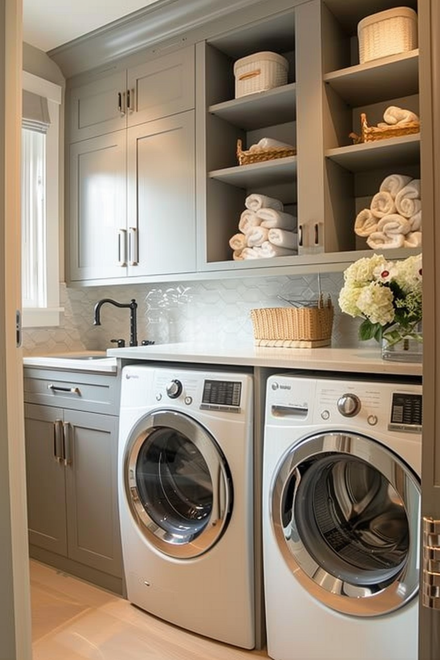 Small Laundry Room Design Ideas: Style Meets Functionality - Quiet Minimal