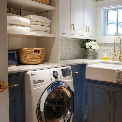 Small Laundry Room with Sink Ideas: Washing in Style