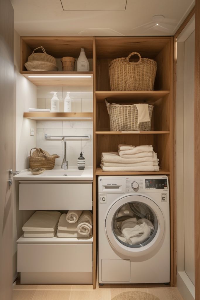 Small Laundry Room Storage Ideas: Organization Oasis - Quiet Minimal