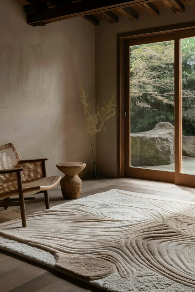 Wabi Sabi Rug: Woven Whispers - Quiet Minimal