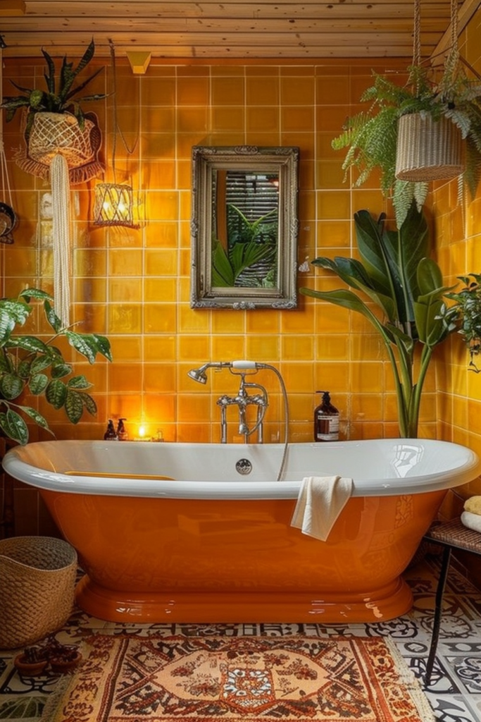 Brighten Your Small Bathroom with Yellow Tile Ideas - Quiet Minimal