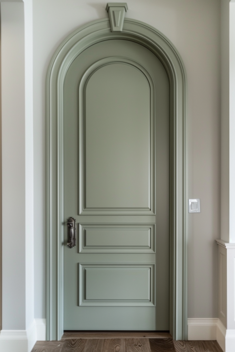 Sage Green Interior Door Ideas - Quiet Minimal