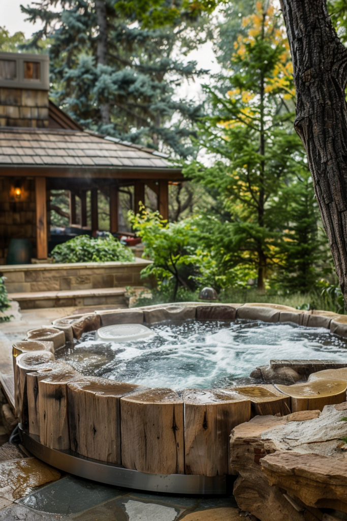 Backyard Hot Tub Ideas: Relax and Unwind - Quiet Minimal