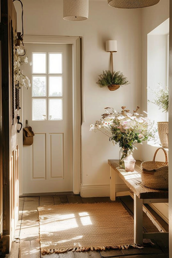 Cottagecore Entryway Ideas - Quiet Minimal