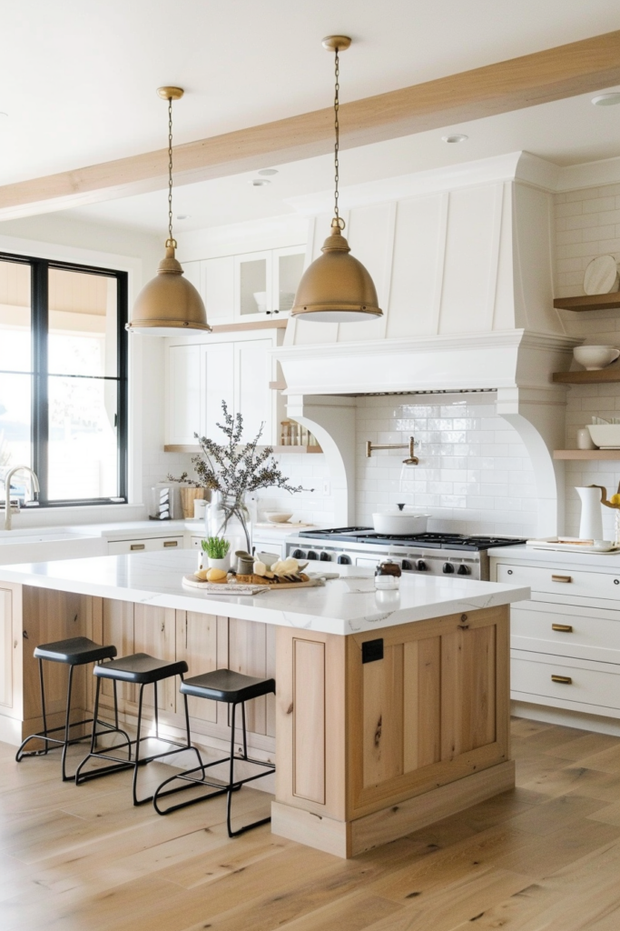 Farmhouse Kitchen Color Schemes - Quiet Minimal