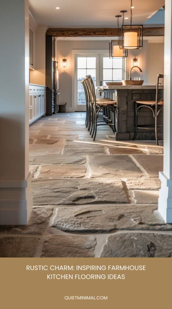 Farmhouse Kitchen Flooring Ideas - Quiet Minimal