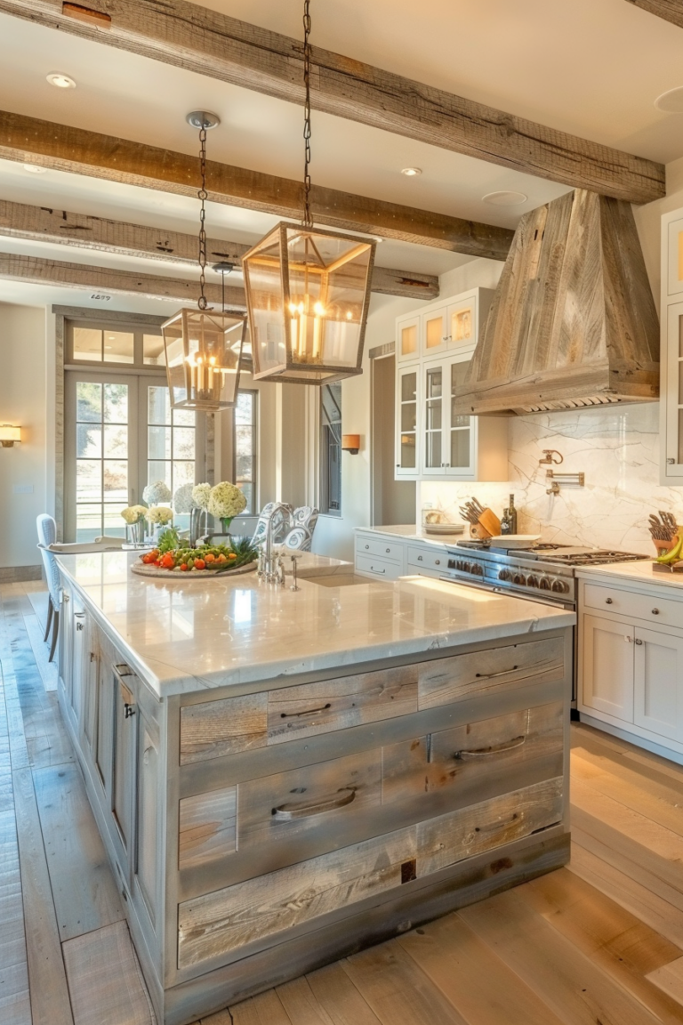 Farmhouse Kitchen Island Ideas - Quiet Minimal