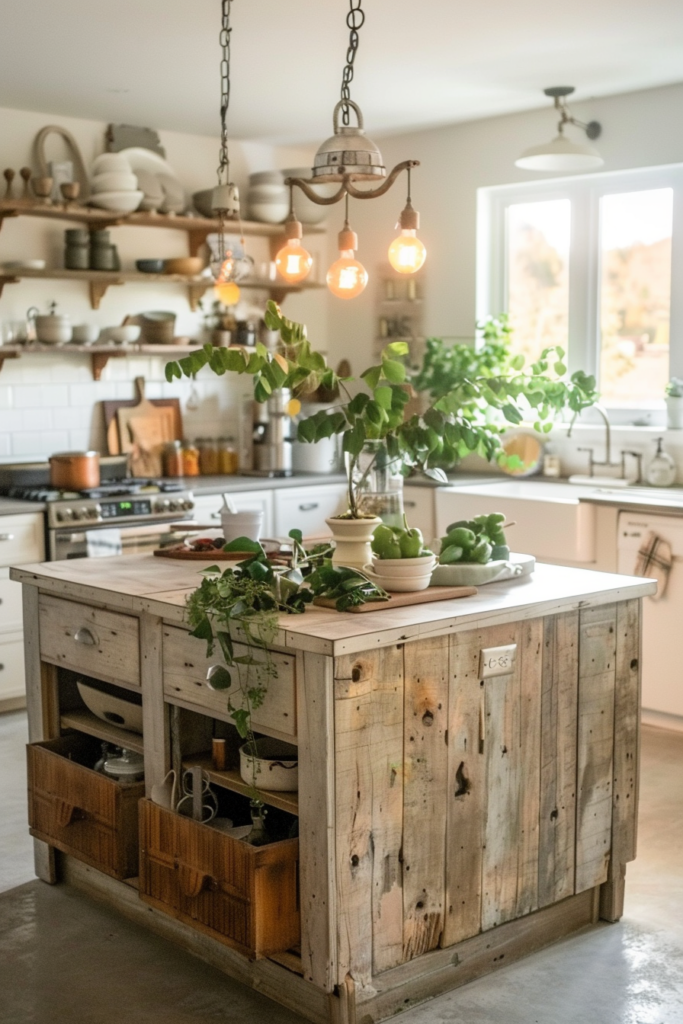 Farmhouse Kitchen Island Ideas - Quiet Minimal