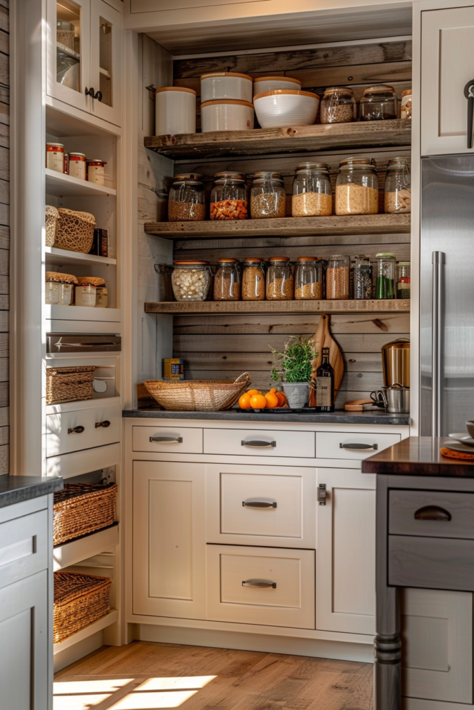 Farmhouse Kitchen Pantry Ideas - Quiet Minimal