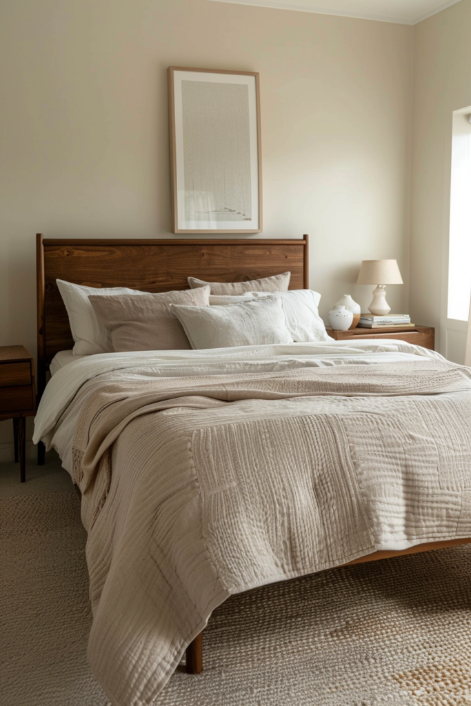 Mid-Century Modern Bed Linens - Quiet Minimal