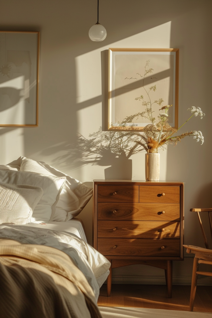 Mid-Century Modern Bedroom - Quiet Minimal