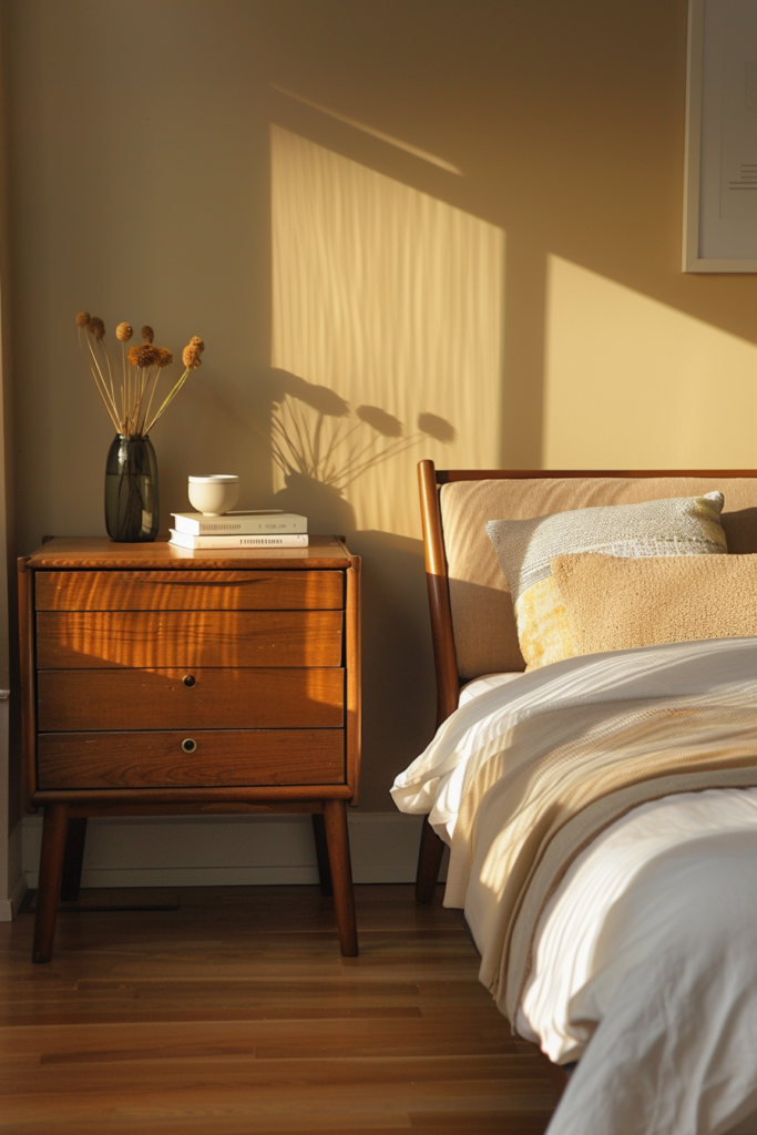 Mid-Century Modern Bedroom - Quiet Minimal