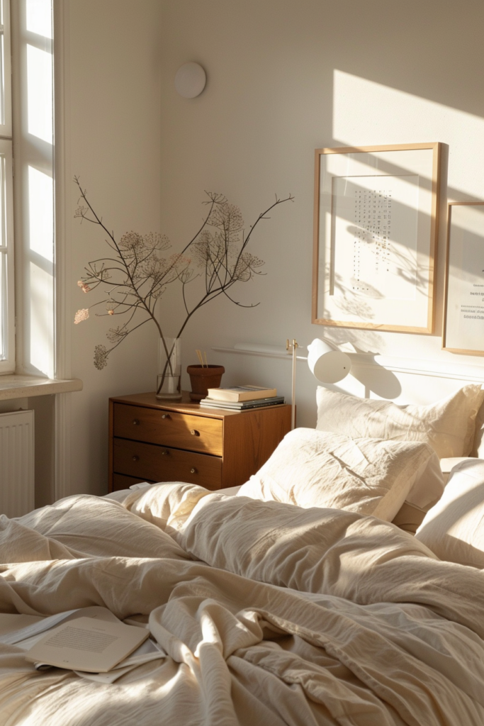 Mid-Century Modern Bedroom Design - Quiet Minimal