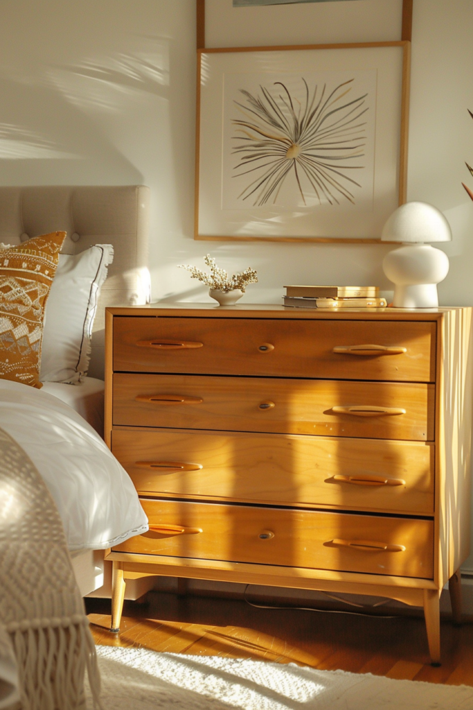 Mid-Century Modern Bedroom Dresser - Quiet Minimal