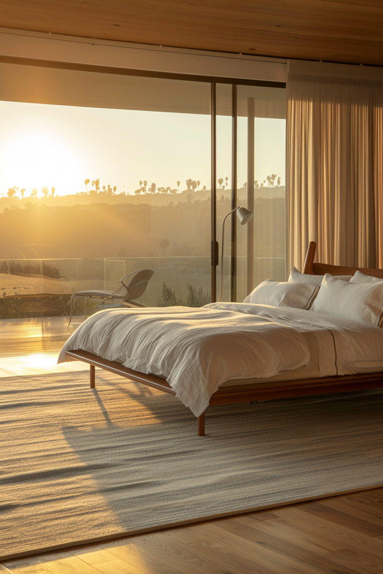 Mid-Century Modern King Size Bed Inspirations - Quiet Minimal
