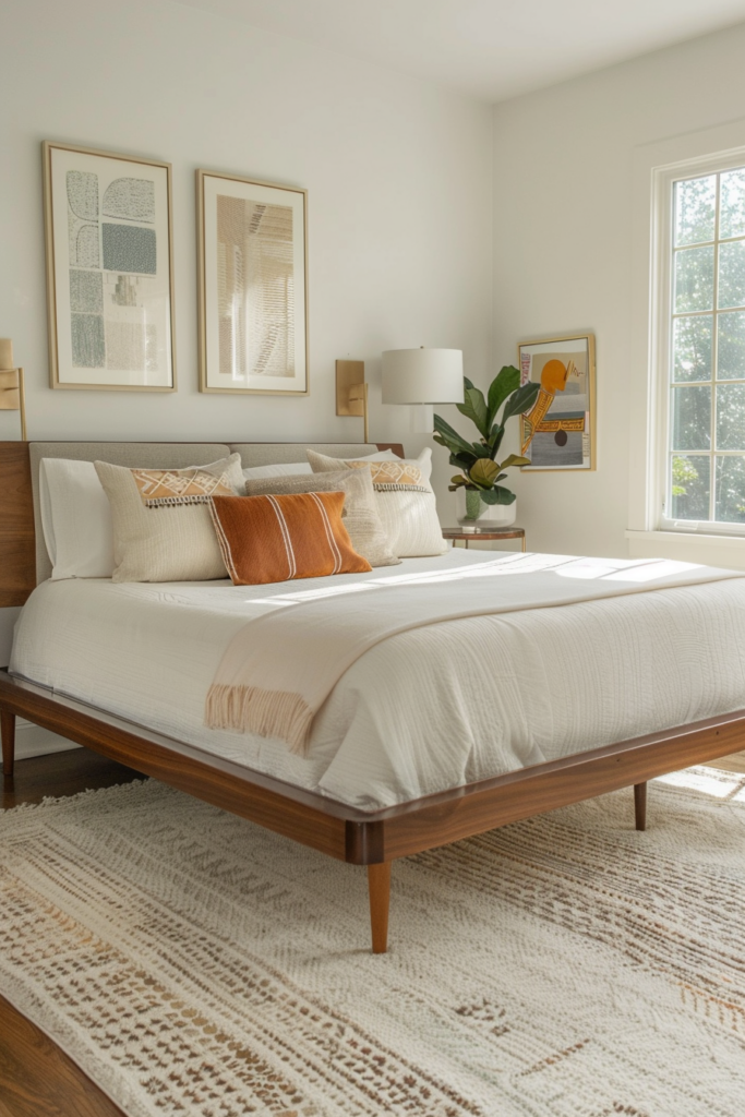 Mid-Century Modern King Size Bed Inspirations - Quiet Minimal