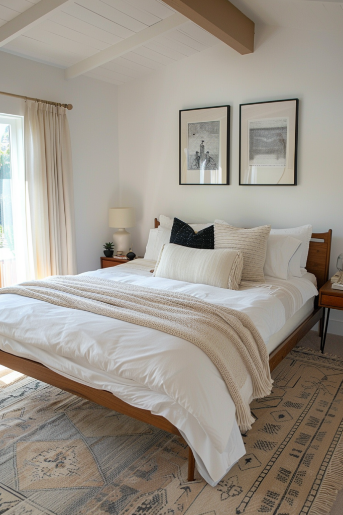 Mid-Century Modern King Size Bed Inspirations - Quiet Minimal