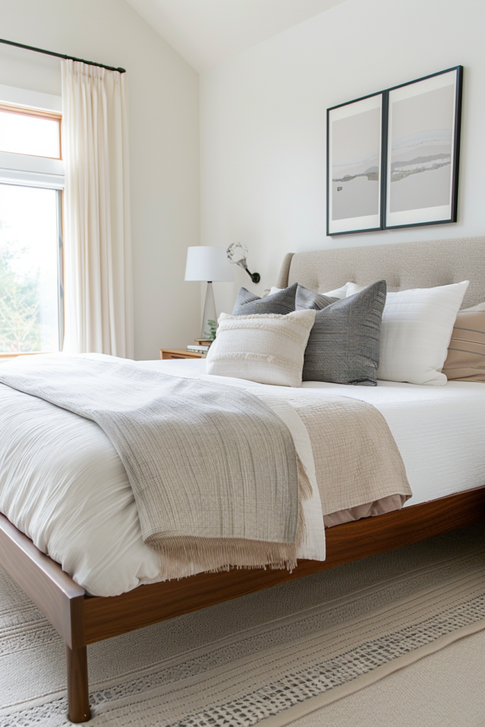Mid-Century Modern King Size Bed Inspirations - Quiet Minimal