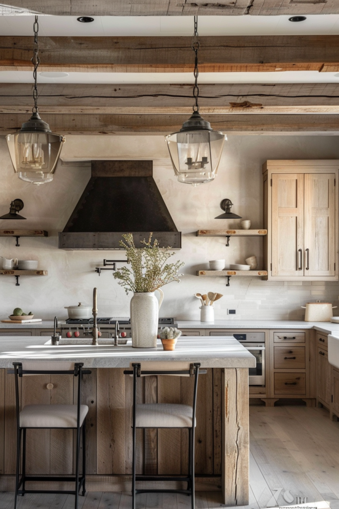 Rustic Farmhouse Kitchen Ideas - Quiet Minimal