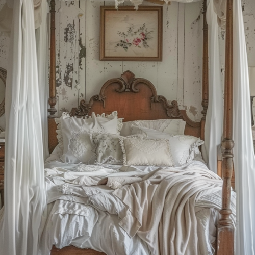 Shabby Chic Bedroom: Playful and Chic Decor