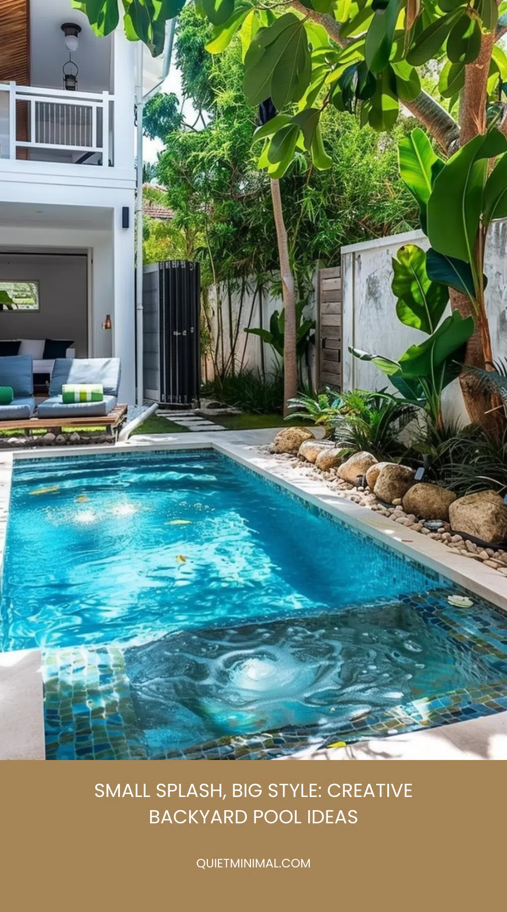 Small Backyard Pool Ideas: Refreshing Designs - Quiet Minimal