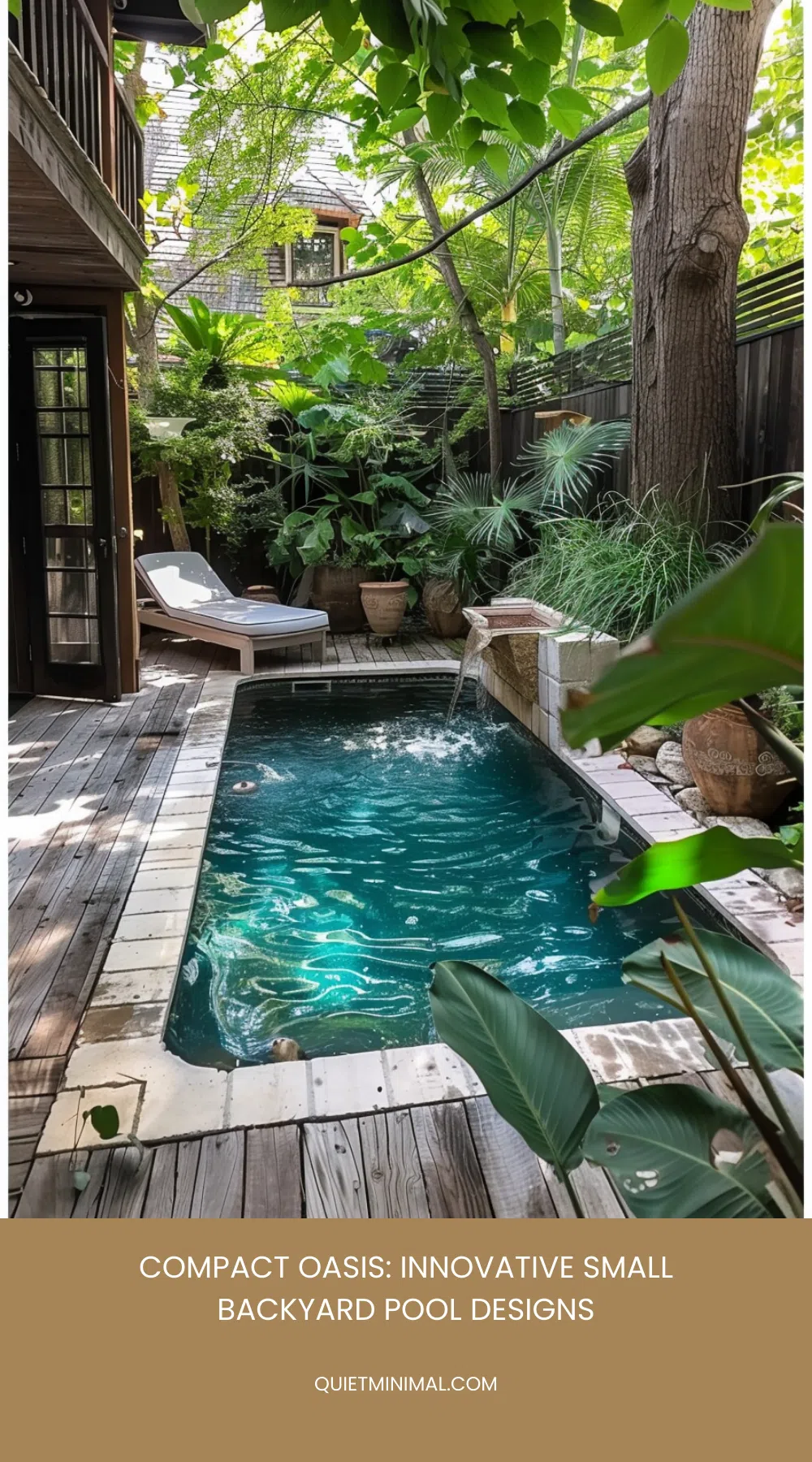 Small Backyard Pool Ideas: Refreshing Designs - Quiet Minimal