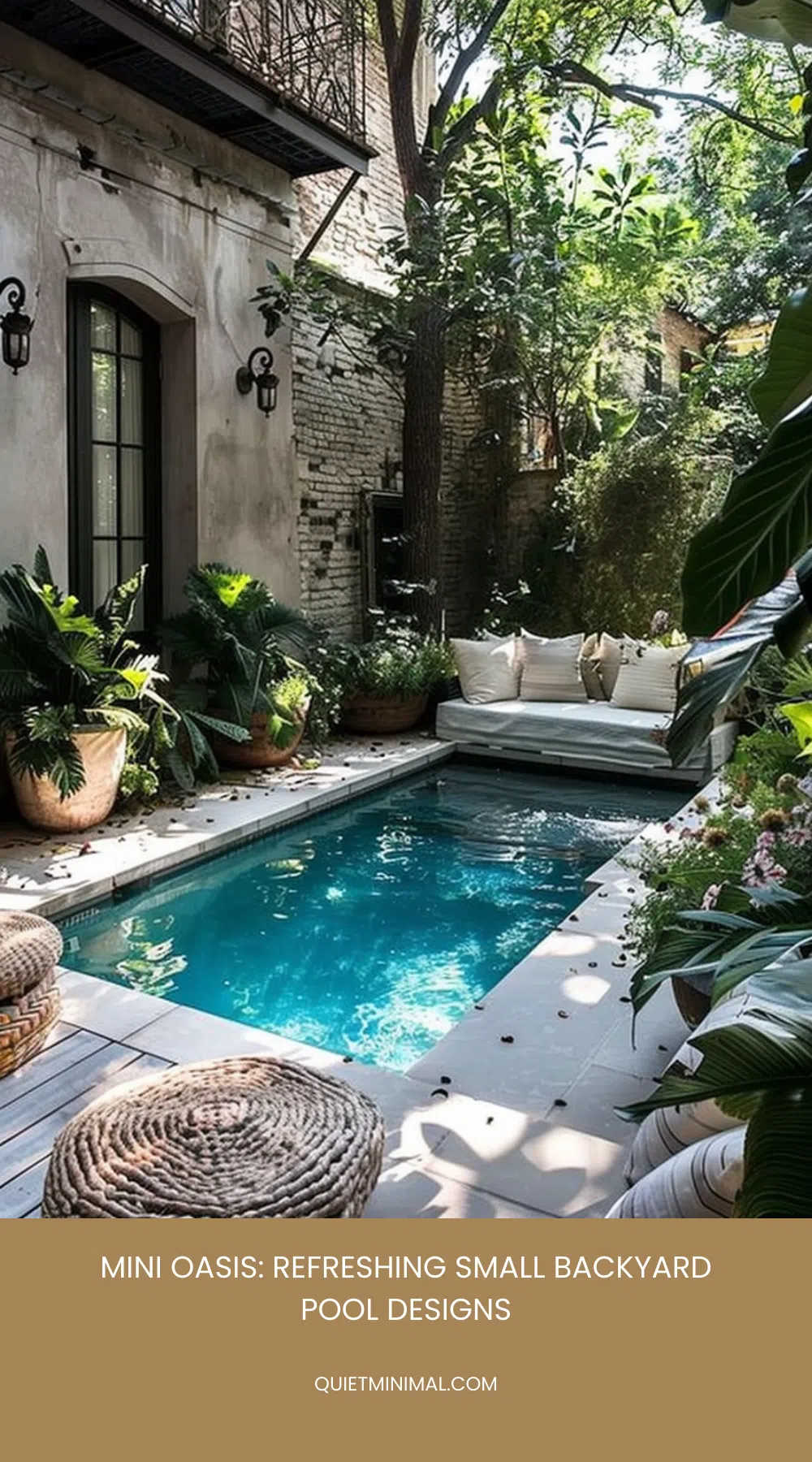 Small Backyard Pool Ideas: Refreshing Designs - Quiet Minimal