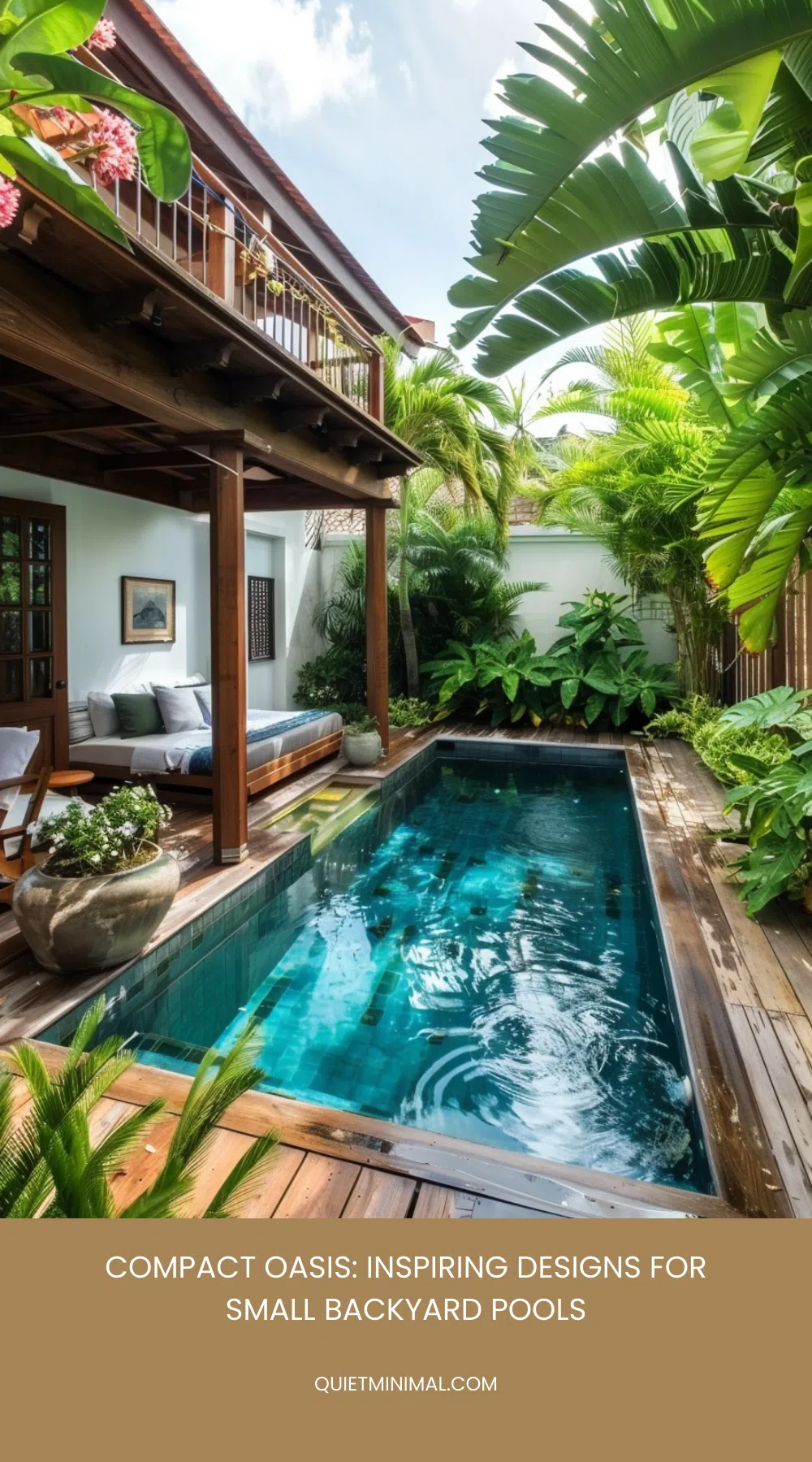 Small Backyard Pool Ideas: Refreshing Designs - Quiet Minimal