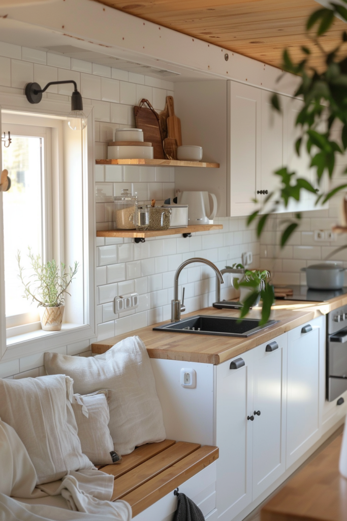 Stylish and Functional Tiny Cottage Kitchens - Quiet Minimal