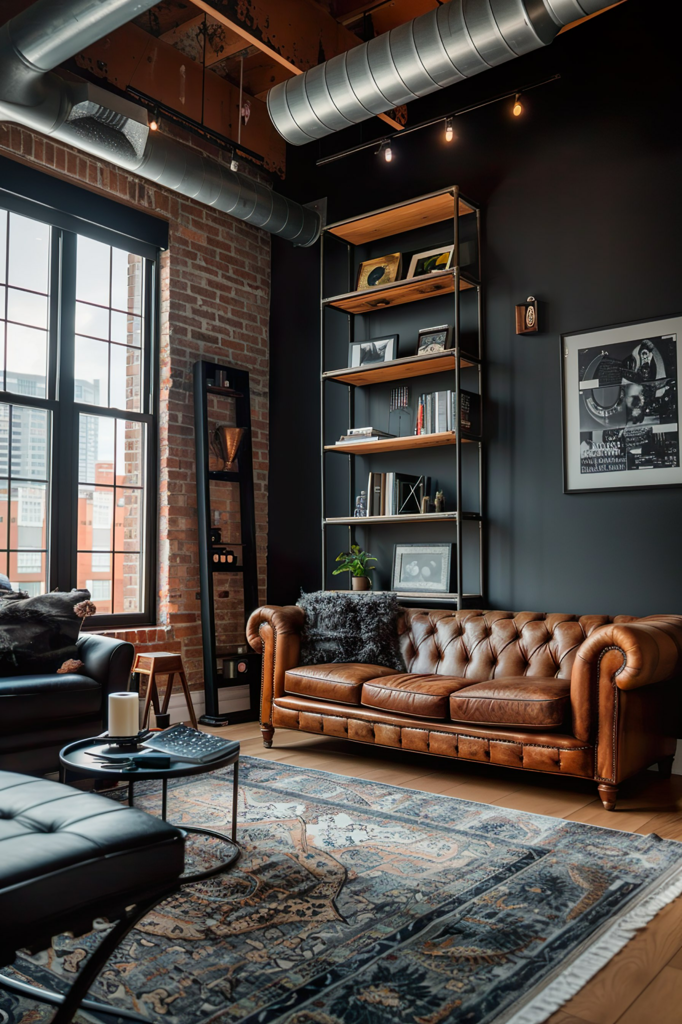 Black Accent Walls - Quiet Minimal