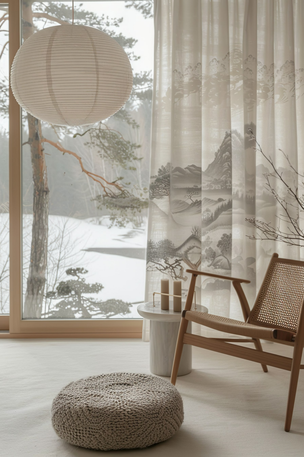 Japandi Curtains Merging Functionality with Aesthetic Simplicity
