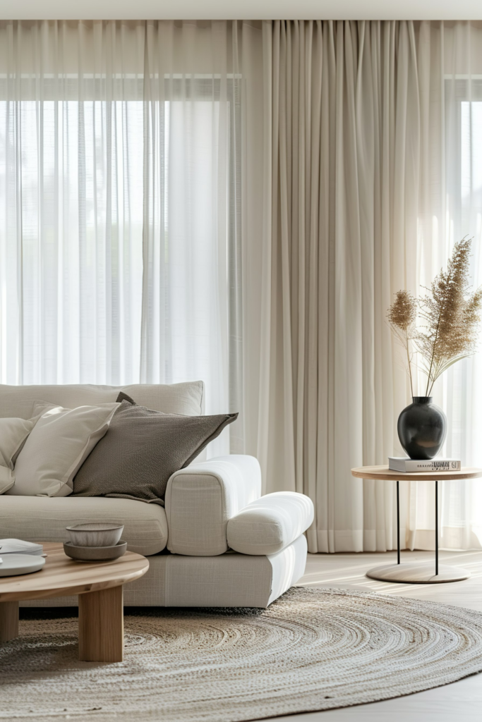 Japandi Curtains Merging Functionality with Aesthetic Simplicity