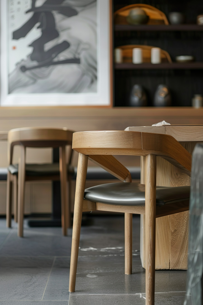 Japandi Dining Chairs: Comfort Meets Clean Lines - Quiet Minimal