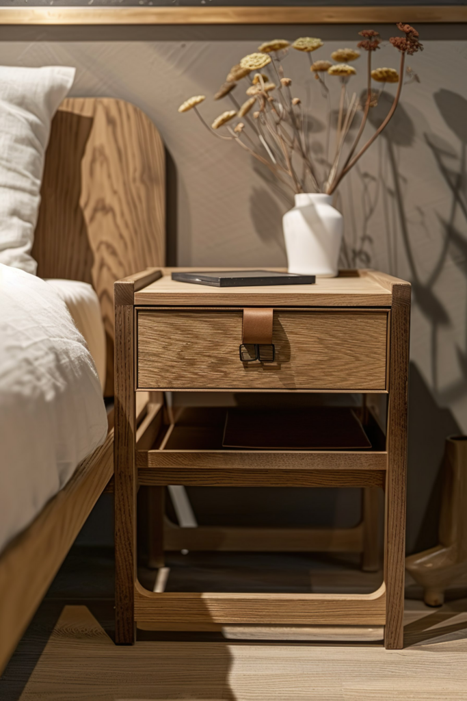 Photo inspiration: Fresh Look at Japandi Nightstand Ideas Minimalist Design Meets Practicality