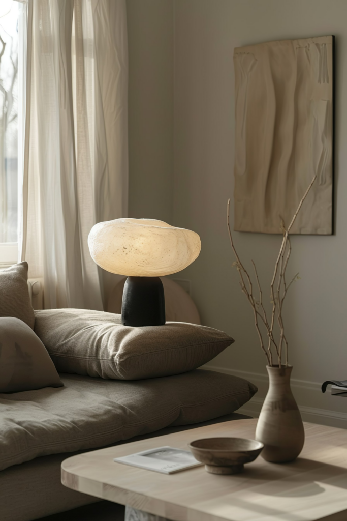Japandi Table Lamp: Illuminating Your Home with Subtle Elegance - Quiet ...