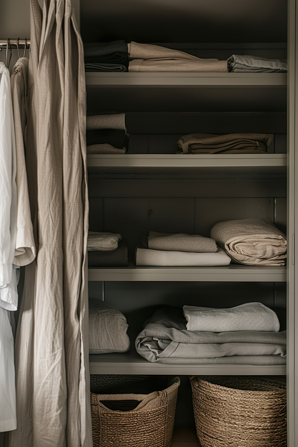 Japandi Wardrobe: Simplifying Clothing Storage with Style - Quiet Minimal