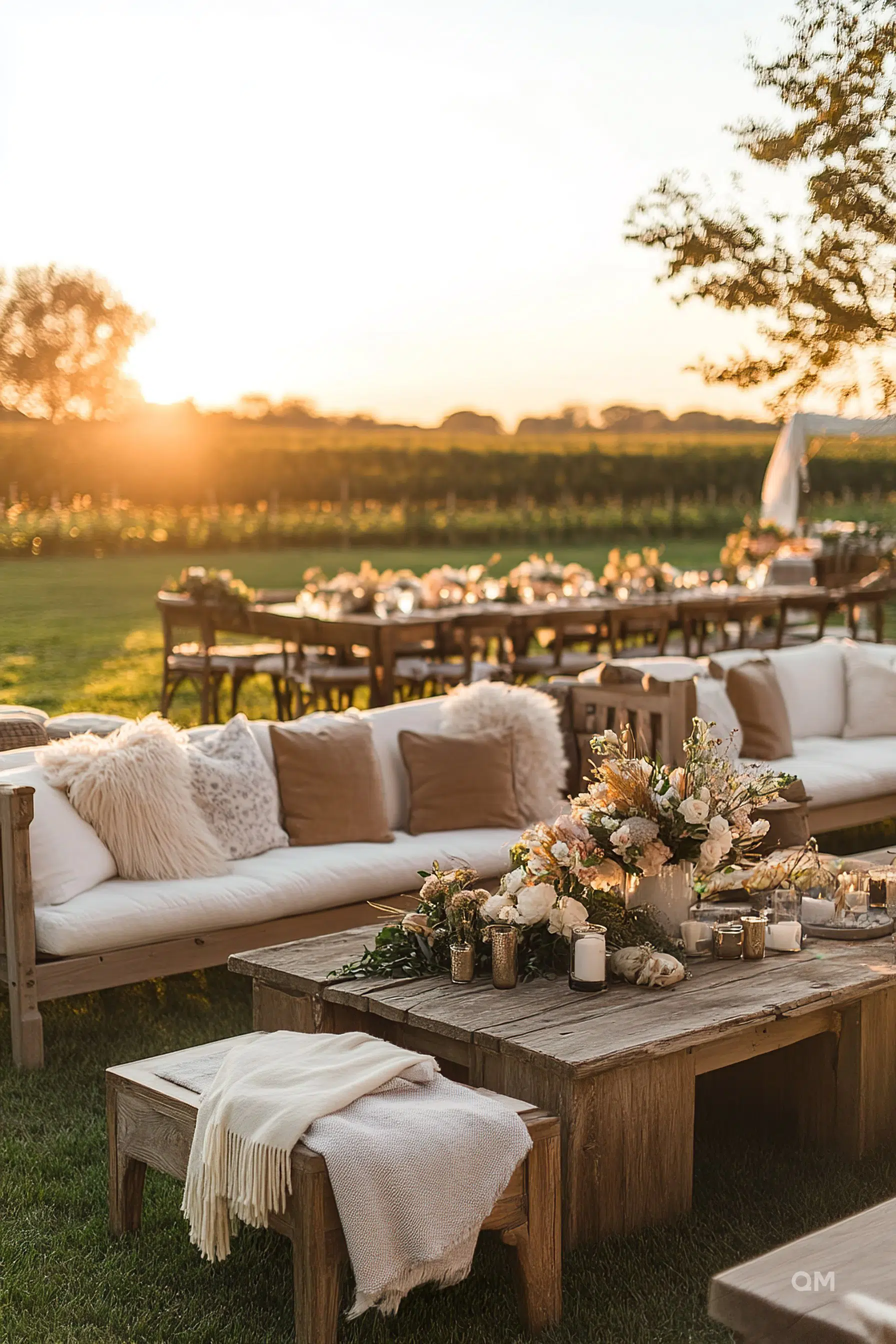 Fall Wedding Decorations: Rustic Elegance - Quiet Minimal